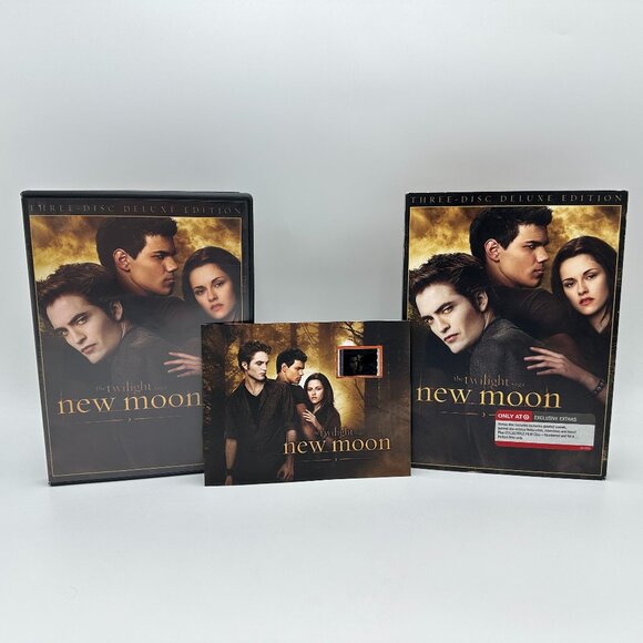 Twilight New Moon 3 Disc DVD Set with Jacob Film Cell # 2792 / 3500 - Picture 1 of 12
